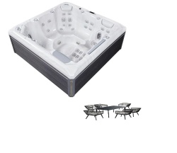 Minipiscina Atlas Life Deluxe + SET MOBILIER DE GRĂDINĂ CADOU