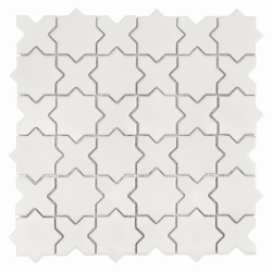 Mozaic Star&Cross Cotton matt, 30,2x30,2 cm, DUNIN, 6 mm, mat