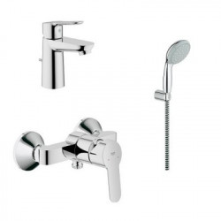 Set Grohe BauEdge baterii dus lavoar si set dus cu porter