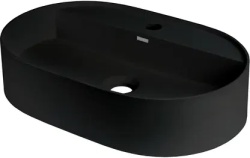 SILIA Lavoar din granit, blat, cu orificiu pentru baterie - oval - Img 4