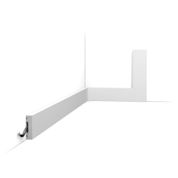 SX162-RAL9003 SQUARE, Orac Decor, L: 200 x H: 4 x W: 1 - Img 1