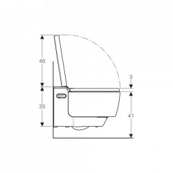 Vas wc suspendat Geberit Aquaclean Mera Classic Crom - Img 3
