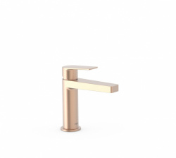 Baterie lavoar, Tres Project, rose gold periat, Tres Griferia