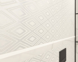 Faianta Livia Bianco Inserto, Paradyz Ceramica, rectificata, 25x75 cm - Img 3
