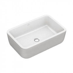 Lavoar pe blat Villeroy & Boch, Architectura, dreptunghiular, 60 cm, alb alpin - Img 1