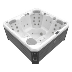 Minipiscina Wellis Budapest CityLife Premium cu scara Smart si pompa de caldura
