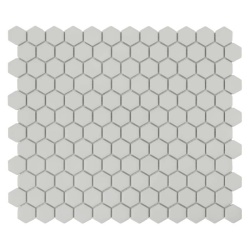Mozaic Mini Hexagon Ash matt, 26x30 cm, DUNIN, 6 mm, mat