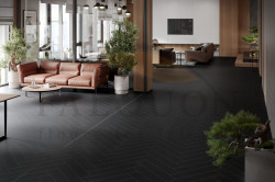 Parchet SPC Falquon The Floor U190 Herringbone, Black - Img 2