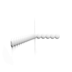 Profil decorativ perete Orac Decor P9903 BOBBIN, 116,6 x 6 x 1,5 cm