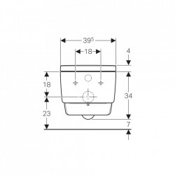 Vas wc suspendat Geberit Aquaclean Mera Classic Crom - Img 4