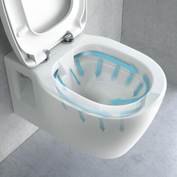 Vas WC suspendat Ideal Standard Connect 36x55 cm, fara rama, Rimless - Img 5