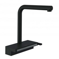 Baterie de bucatarie cu pipa extractabila, sBox, Hansgrohe, Aquno Select M81 250, negru mat - Img 1