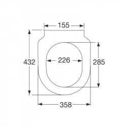 Capac WC Villeroy-Boch, Subway, soft close, slim, alb alpin - Img 4