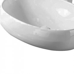 Lavoar pe blat Fluminia, Lheea, alb, 58.5 x 40 cm - Img 2