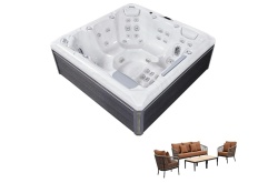 Minipiscina Atlas Life Deluxe + SET MOBILIER DE GRĂDINĂ CADOU