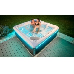 Pachet minipiscină Wellis, Makalu PeakLife Premium Plus, cu capac, jeturi luminoase ,sistem WIS integrat si pompa de caldura, pentru 5 persoane - Img 4