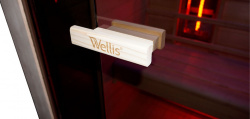 Saună infrarosu Solaris Hemlock, pentru 2 persoane, Wellis - Img 2