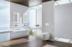 Set Vas wc INNOVA suspendat Rimless, cu funcţie de bideu, capac wc soft-close, Gala - Img 4