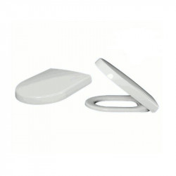 Set vas WC suspendat Villeroy & Boch, Arhitectura, rotund, cu capac soft close,quick release alb alpin - Img 3