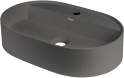 SILIA Lavoar din granit, blat, cu orificiu pentru baterie - oval - Img 8
