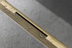 Capac pentru rigola de dus Hansgrohe, RAINDRAIN FLEX, ajustabil 80 cm, bronz periat - Img 3