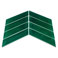 Mozaic Royal Chevron Vert, 31,8x22,4 cm, DUNIN, 7 mm, lucios - Img 4
