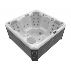 Pachet Minipiscina Wellis Budapest Life Deluxe cu capac termic, scara si pachet de substante - Img 2