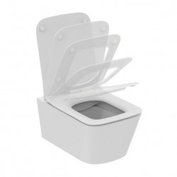 Set vas WC suspendat Ideal Standard Blend Cube alb si capac subtire softclose - Img 3