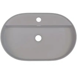SILIA Lavoar din granit, blat, cu orificiu pentru baterie - oval - Img 5