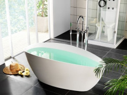 Cada freestanding din compozit Cast Marble Praga - Img 2