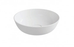 Lavoar pe blat rotund Cast Marble Alessia 40 cm