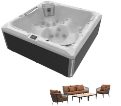 Minipiscina Wellis Makalu Life Deluxe + SET MOBILIER DE GRĂDINĂ CADOU