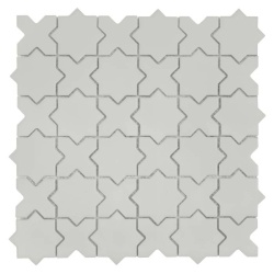 Mozaic Star&Cross Ash matt, 30,2x30,2 cm, DUNIN, 6 mm, mat