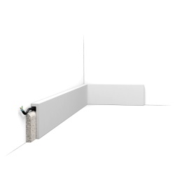SX171-RAL9003 SQUARE, Orac Decor, L: 200 x H: 10 x W: 2,2 - Img 2