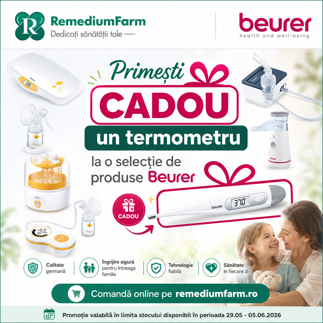 BEURER termometru cadou