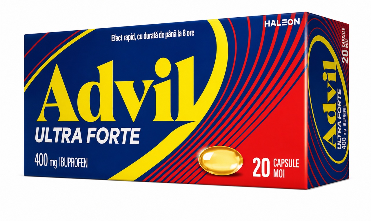 Advil Ultra Forte 400 mg, 20 Capsule Moi, Haleon România