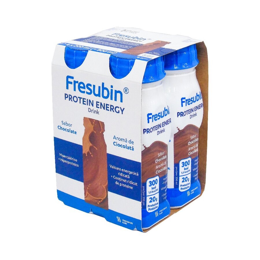 Vezi Bautura Fresubin Protein Energy 1,5kcal cu aroma de ciocolata, 4x200ml, Fresenius Kabi - Best Value Dietă, nutriție și alimentație sănătoasă FRESENIUS KABI
