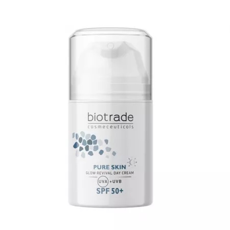 Autentic Crema de zi iluminatoare Pure Skin SPF50+, 50ml, Biotrade - Vanzare Produse de îngrijire personală BIOTRADE Autentic Crema de zi iluminatoare Pure Skin SPF50+, 50ml, Biotrade - Vanzare Produse de îngrijire personală BIOTRADE