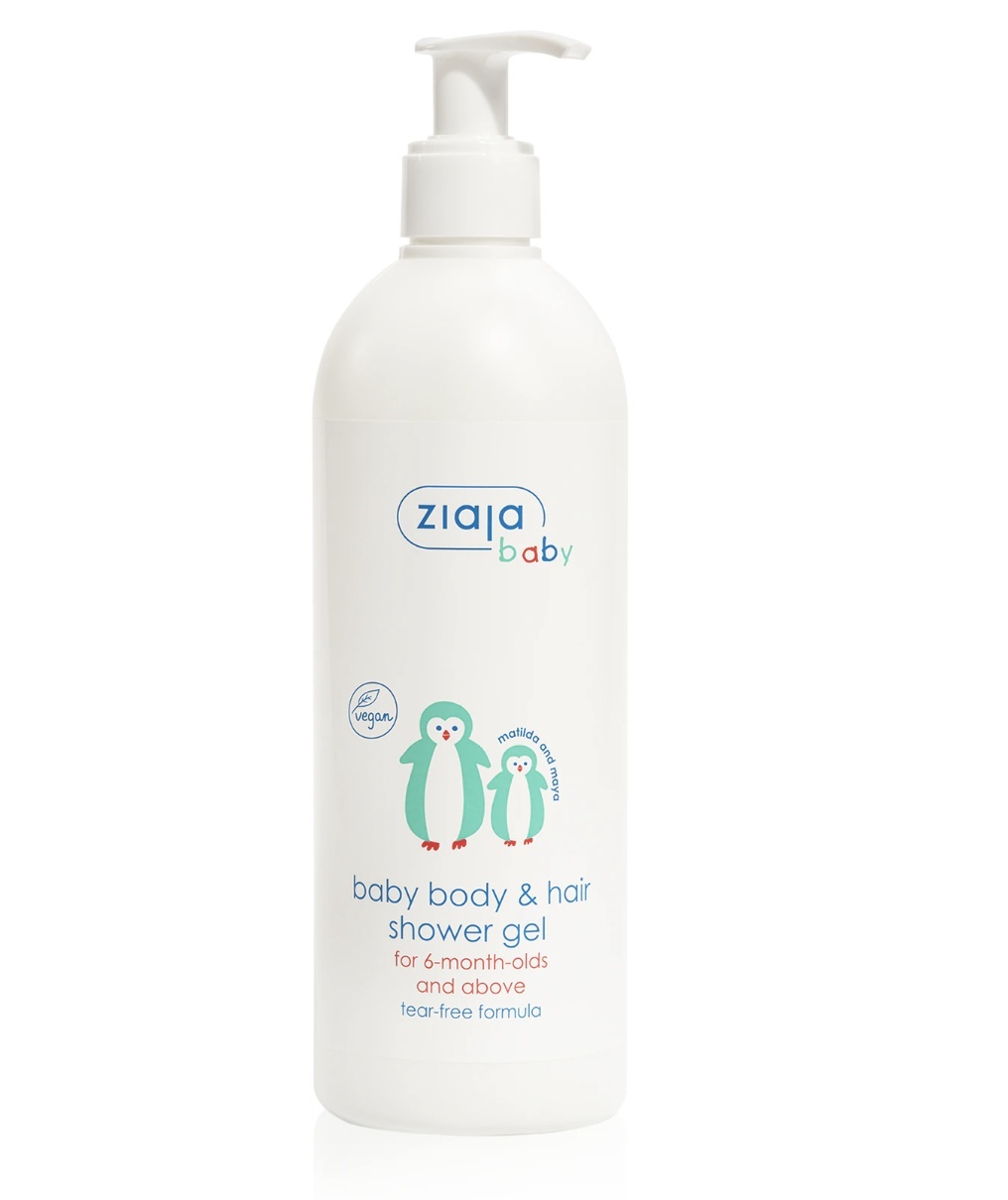 Gel de Duș pentru Păr și Corp pentru Copii 6+, 400 ml, Ziaja