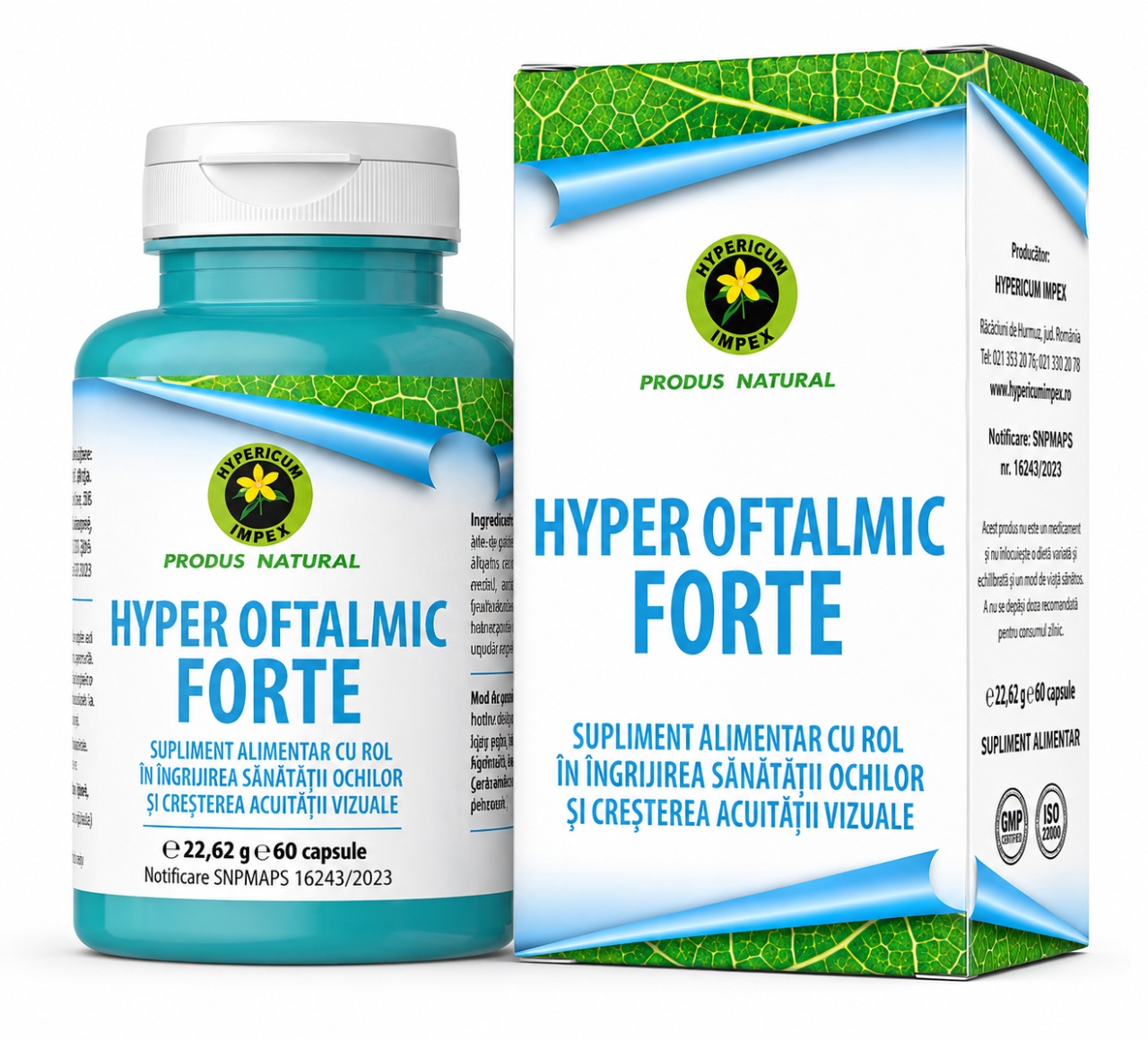 Ultima Bucata Hyper Oftalmic Forte, 60cps, Hypericum - Verificat Remedii Naturiste Hypericum