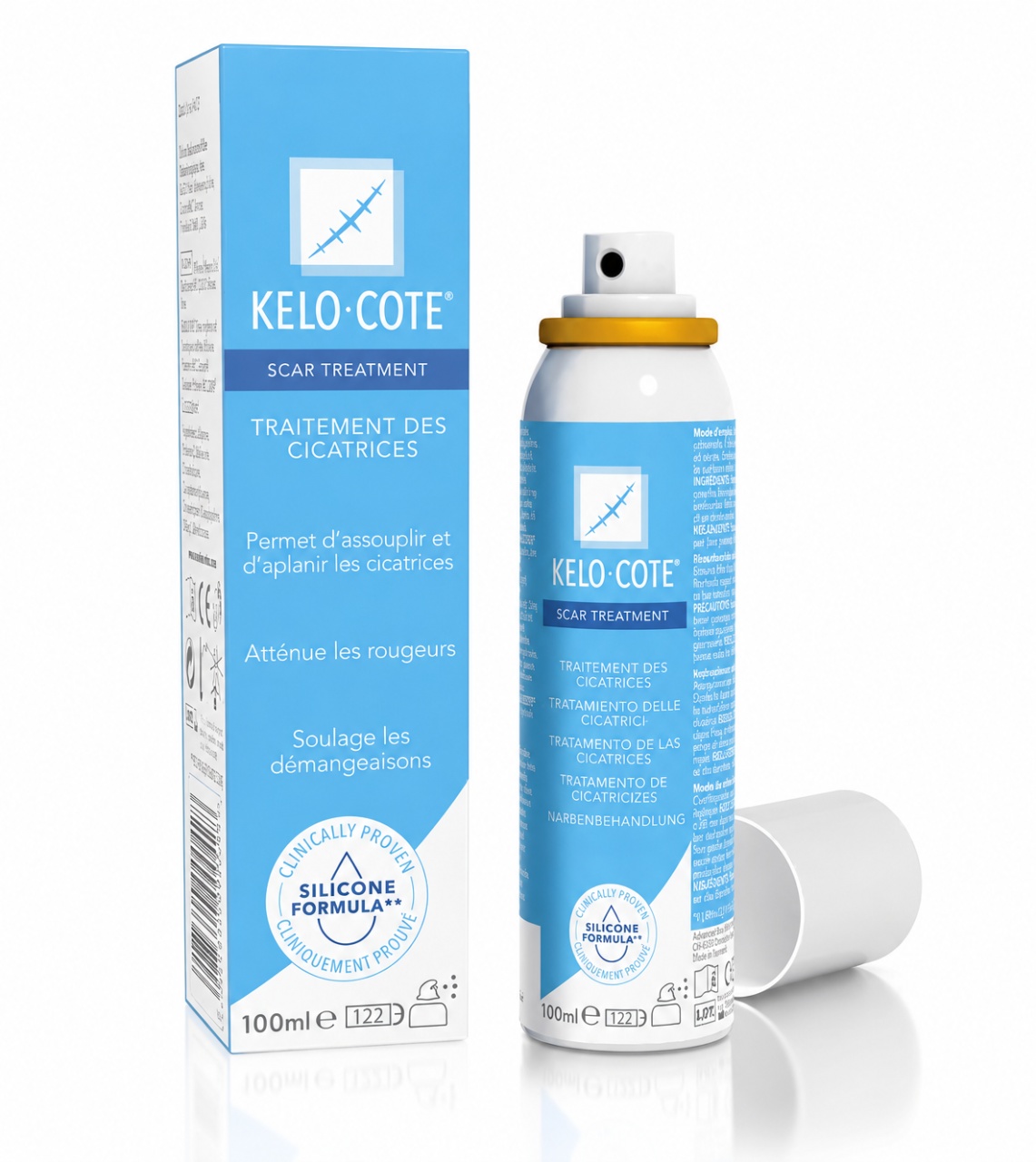 Kelo-Cote Spray pentru Cicatrici, 100 ml, AMD Nobel