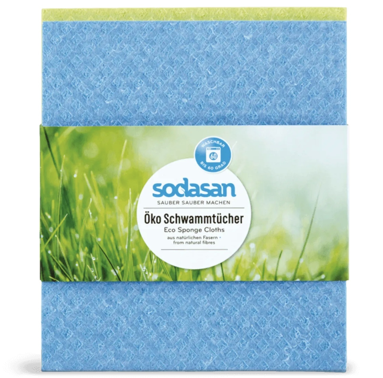Original Lavete Ecologice pentru Curățare, 2 Bucăți, Sodasan - Premium Produse de îngrijire personală remediumfarm.ro