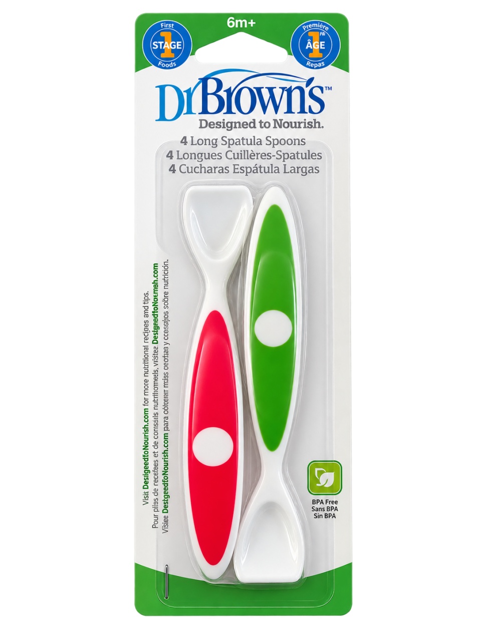 Lingurite pentru bebelusi +6l, 4 bucati, 740, Dr. Browns
