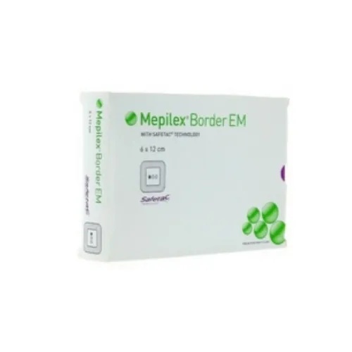 Promotie Mepilex EM pansament spuma silicon 12.5 x 12.5cm, 1bucata, Molnlycke - Rezistent Consumabile medicale Molnlycke