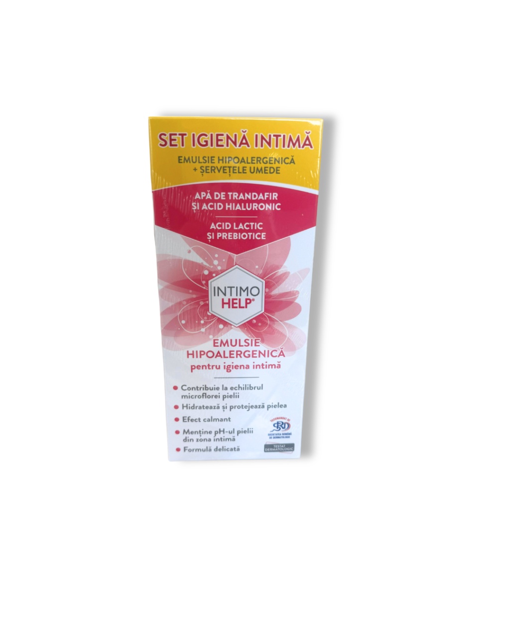 Pachet Emulsie hipoalergenica pentru igiena intima Intimohelp 400ml + Servetele umede 20 bucati Gratuit, Zdrovit