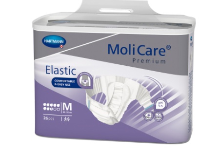 Scutece adulti MoliCare Premium Elastic 8 picaturi, M, 26 bucati, Hartmann