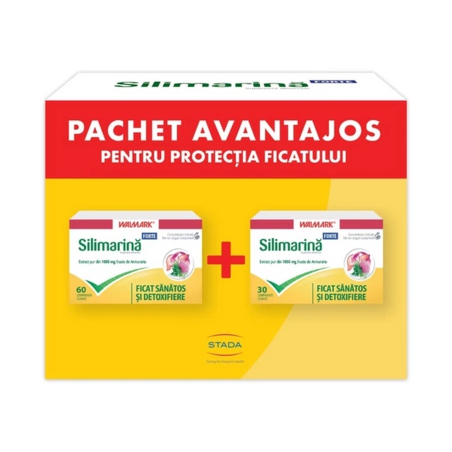 Silimarina Forte Pachet Promotional, 60cp+30cp, Walmark