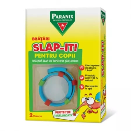 Discount Bratara pentru copii impotriva tantarilor Paranix, 1 bucata + 2 rezerve, Perrigo - Box Ingrijire de sezon PERRIGO