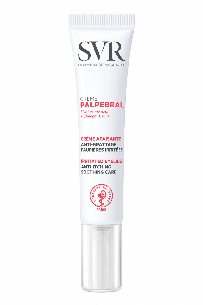 Crema calmanta pentru pleoape iritate Topialyse Palpebral, 15 ml, SVR