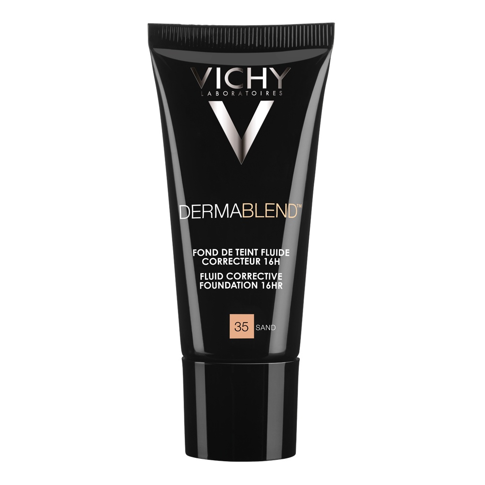 Ultima Bucata Fond de ten corector cu acoperire 16 ore DermaBlend, Nuanta 35 Sand, 30ml, Vichy - Stoc Nou Produse de îngrijire personală remediumfarm.ro